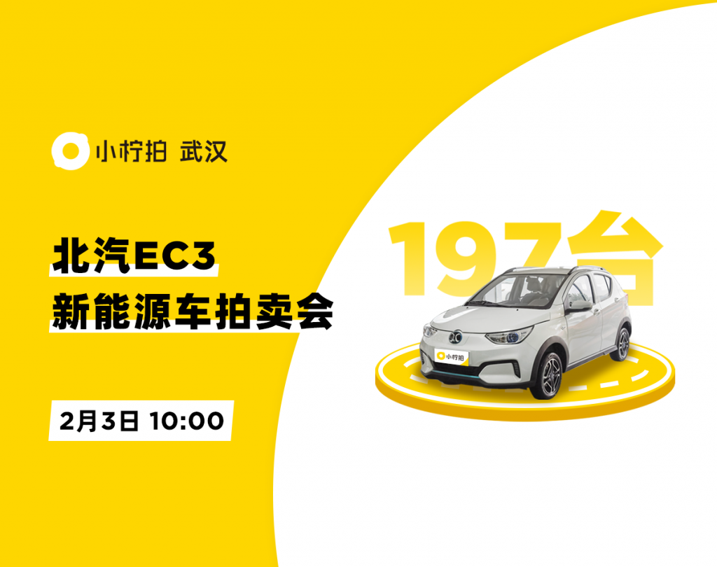 2月13日10:00 武汉【197台】北汽EC3新能源车拍卖会 拍卖标的图片